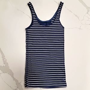 Striped American Eagle Ribbed Tank